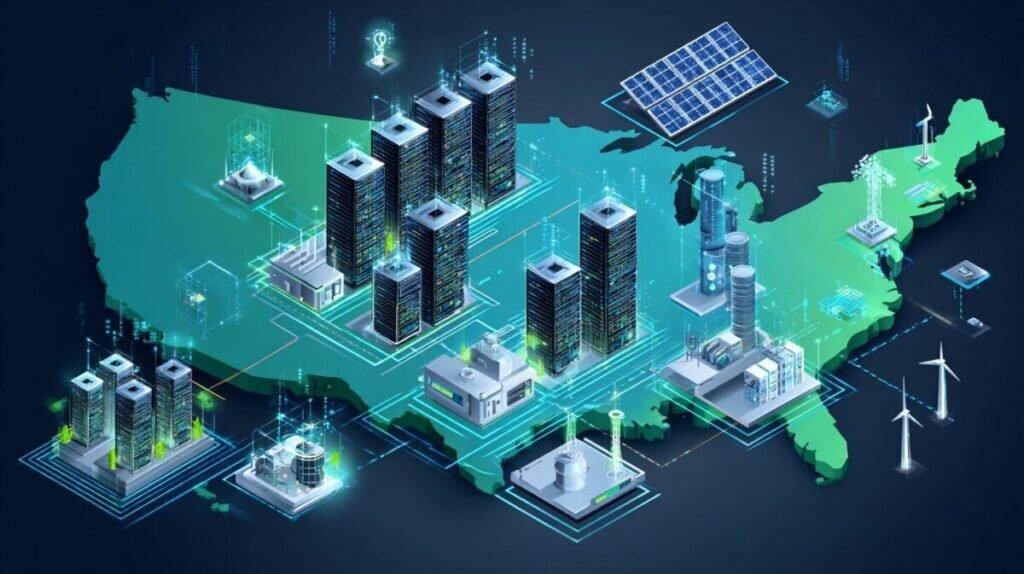 Gráfico mostrando que a Meta quer vender energia para alimentar IA