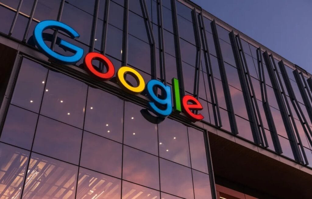 Fachada da empresa Google remove resumos de IA de pesquisas