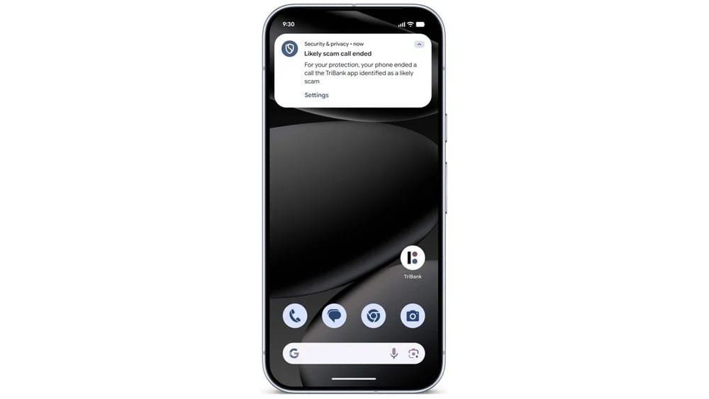 android bloqueando o golpe da falsa central de atendimento
