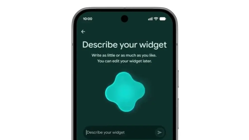 Create My Widget – Criação de widgets por inteligência artificial no Android 17 Android 17 widget IA Create My Widget