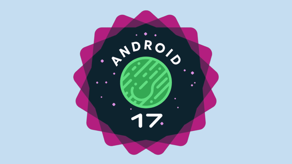 Tela inicial do smartphone mostrando as novidades do Android 17 com widgets de IA