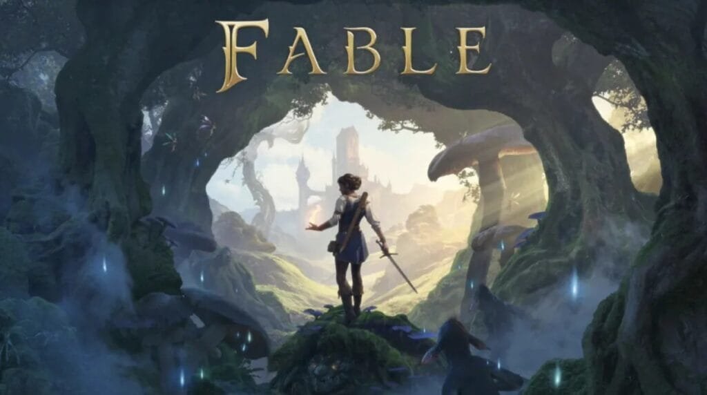 Arte oficial ilustrando a notícia de Fable adiado para 2027 pela Xbox Game Studios