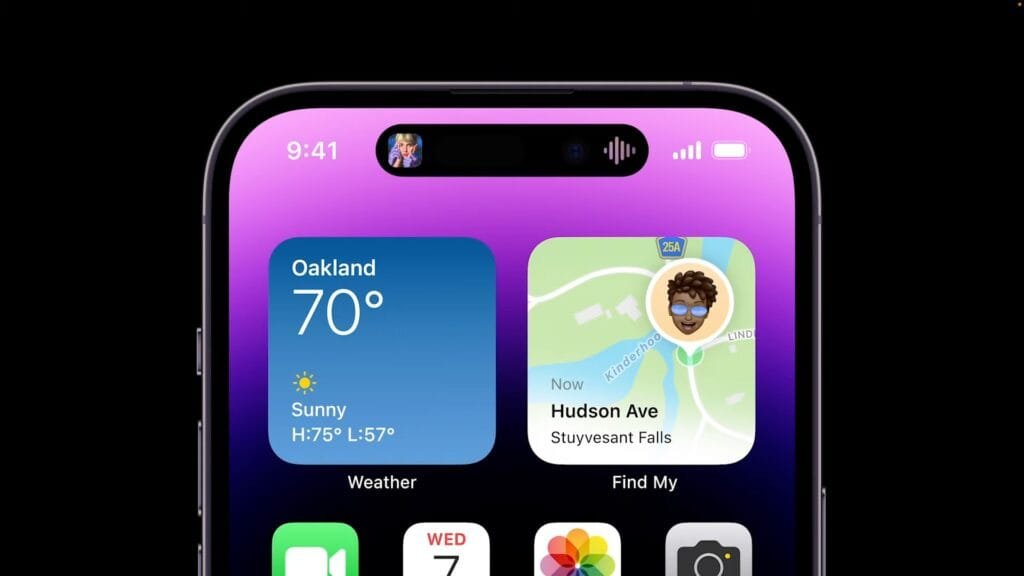 Dynamic Island com Siri no iOS 27 Dynamic Island iPhone iOS 27 Siri prompt integrado