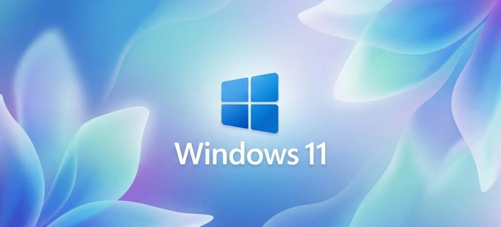 Logotipo do Windows 11 ilustrando soluções de problemas de atualização.