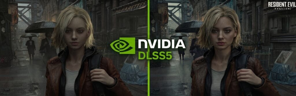 NVIDIA DLSS 5 com efeito de renderização neural em placa RTX